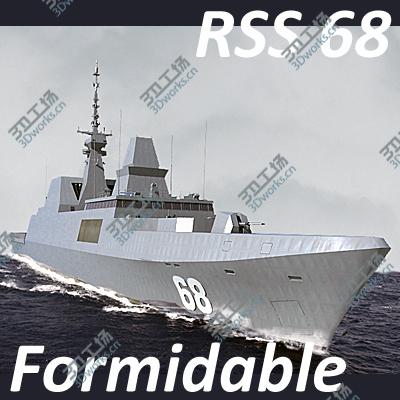 images/goods_img/2021040235/Singapore Navy RSS-68 Formidable Class Frigate Max/1.jpg